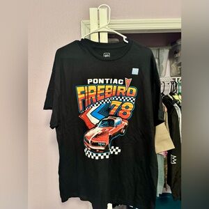 General Motors Pontiac Firebird Men’s Black Xl Short Sleeve Tshirt. NWOT